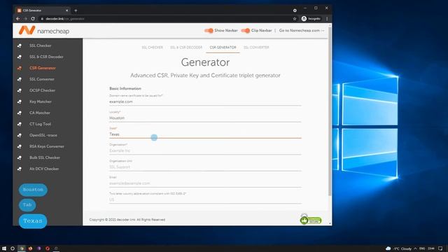 How to generate a CSR code online, fast and easy смотреть онлайн