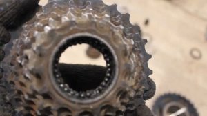 Ремонт трещетки велосипеда, сборка трещетки велосипеда.