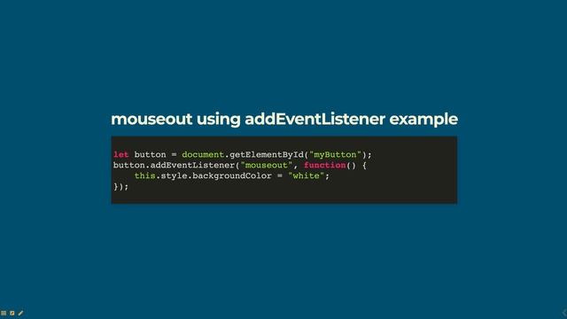 onmouseout event in javascript смотреть онлайн