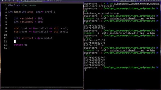 C++ понятный курс для начинающих. #16 Арифметика указателей. Pointer arithmetic. смотреть онлайн