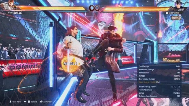 TEKKEN 8 Reina combo смотреть онлайн