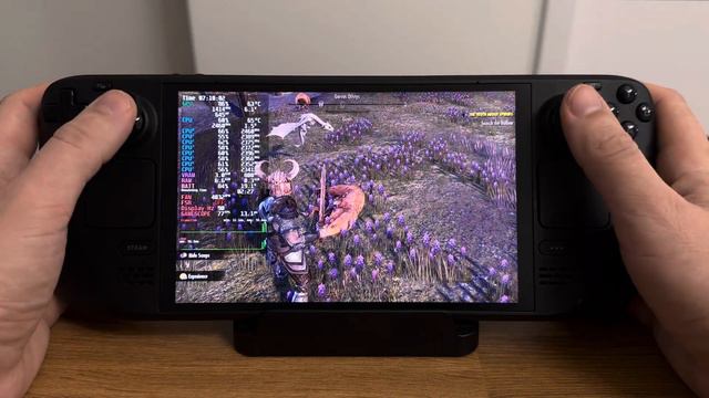 The Elder Scrolls Online Steam Deck OLED 90fps gameplay my settings смотреть онлайн