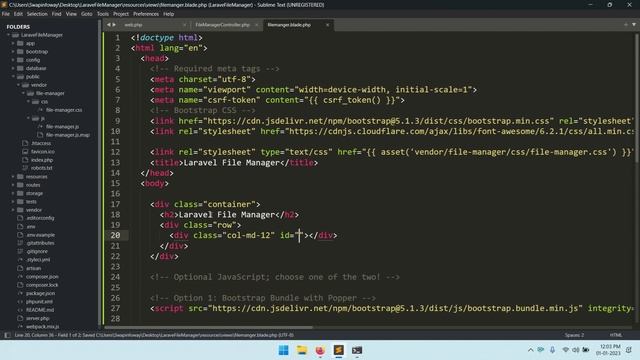 Laravel File Manager | How to Integrate File Manager in Laravel | Laravel File Manager Package смотреть онлайн