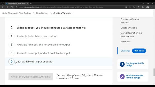 Salesforce Trailhead - Create a Variable смотреть онлайн