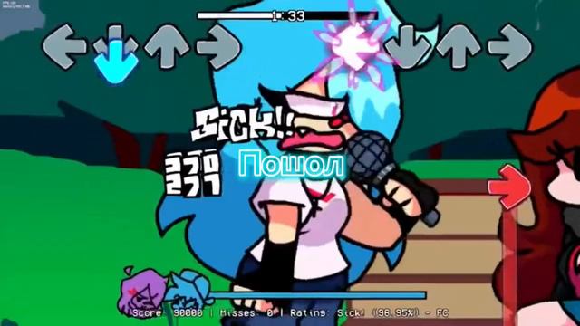 Buffer перевод fnf Nusky на русском! смотреть онлайн