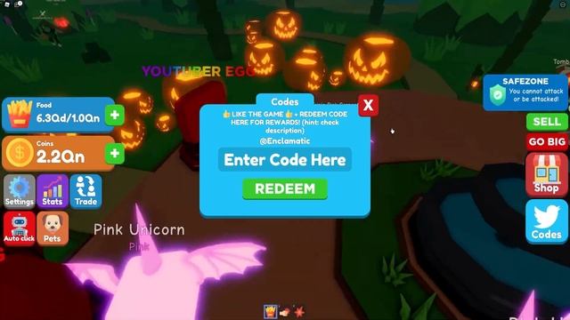 EATING SIMULATOR CODES *HALLOWEEN UPDATE* ALL NEW SECRET OP ROBLOX EATING SIMULATOR CODES! смотреть онлайн