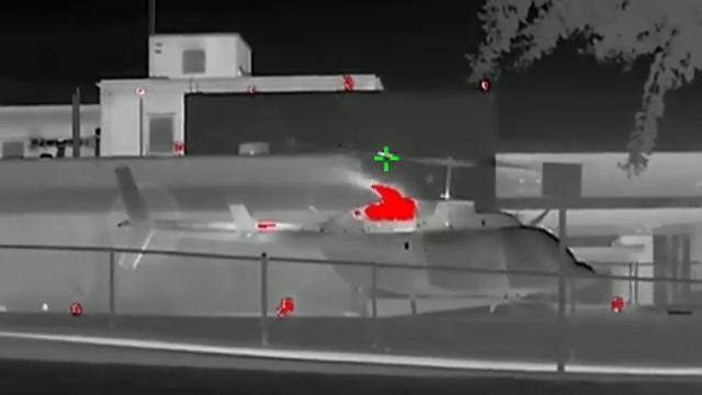 AGM Taipan TM15-384 Thermal Review - Helicopter Takeoff смотреть онлайн