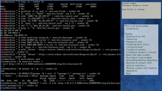 Arch Linux installation recording to kernel 5.12.8-arch1-1 (testing) смотреть онлайн