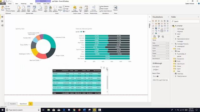 Power BI Course for Beginners (Part 15 Drillthrough) смотреть онлайн
