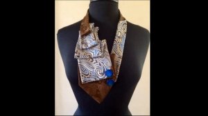 Из мужских галстуков украшения для женщин. Обзор изделий.