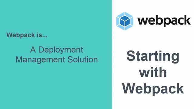 Learn Webpack - Starting with Webpack Online Course смотреть онлайн