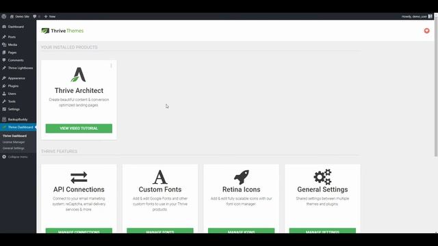 Installing Thrive Architect for the First Time - (New Wordpress landing page plugin) смотреть онлайн