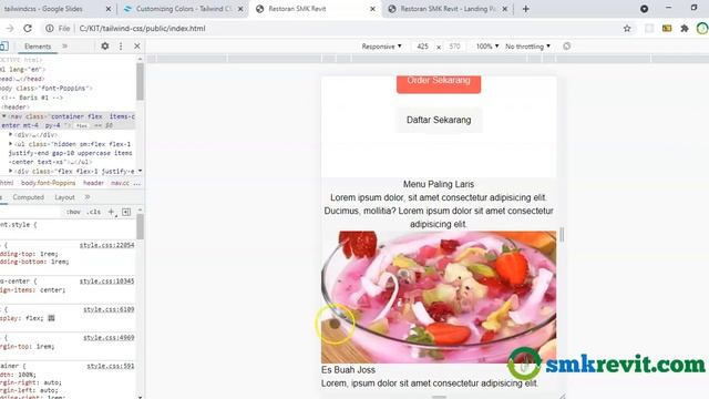13 pemrograman Web Project Landing Page Color Tailwind CSS смотреть онлайн