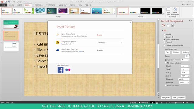 How to Change the Background of a PowerPoint Slide смотреть онлайн