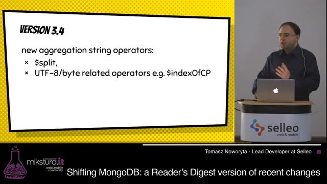 Shifting MongoDB: a Reader’s Digest version of recent changes (Tomasz Noworyta) смотреть онлайн
