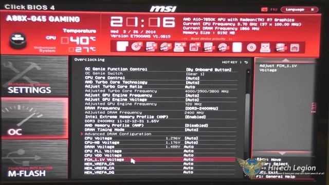 MSI A88X-G45 Gaming UEFI BIOS Tutorial смотреть онлайн