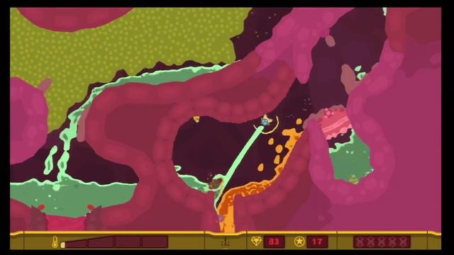 PixelJunk Shooter 2 "Parasite Evil" All Survivors & Treasure смотреть онлайн