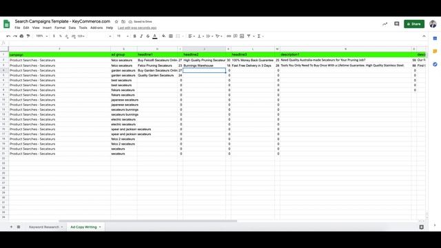 How to Create Google Ads Search Campaigns for Ecommerce | FREE Search Campaign Template смотреть онлайн