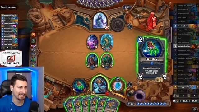 30/30 Immortal Jades For Days! Quest Shaman At The Next Level In WIld With Shudderwock | Hearthston смотреть онлайн