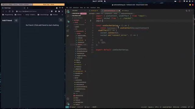 Connecting React to SocketIO Backend - Part 13 смотреть онлайн