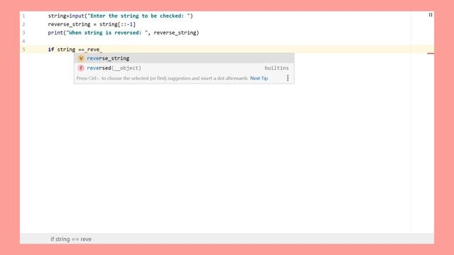 Simple Python Programming to check for Palindrome String смотреть онлайн