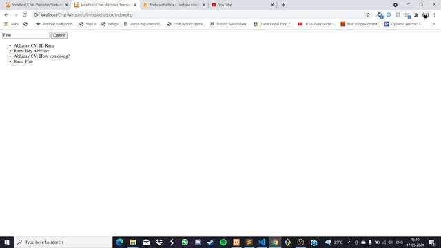 Real Time Chat box made using Firebase + PHP смотреть онлайн