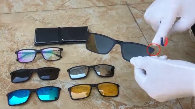 Солнцезащитные очки ralferty с магнитной оправой, квадратные поляризационные для мужчин и женщин смотреть онлайн