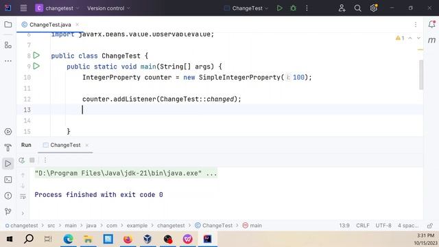 Handling Property Change Events, Learn JavaFX смотреть онлайн