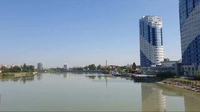 КРАСНОДАР... ПЛЮСЫ И МИНУСЫ ГОРОДА ДЛЯ ПЕРЕЕЗДА... НАБЕРЕЖНАЯ РЕКИ КУБАНЬ... 8 августа 2019... смотреть онлайн