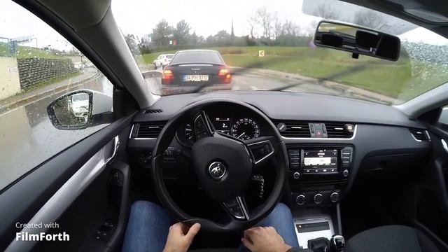 2016 I SKODA OCTAVIA 1.6 TDI DSG POV TEST DRIVE