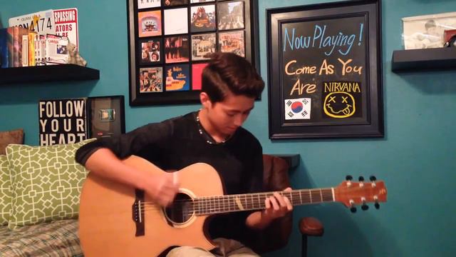 Come As You Are - Nirvana - Fingerstyle Guitar Cover смотреть онлайн