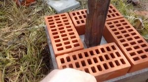 фундамент для кирпичного столба своими руками