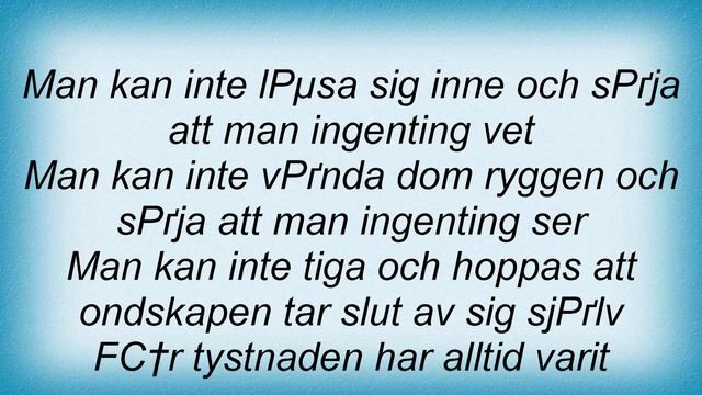 BjГ¶rn Afzelius - HГ¶g Tid Lyrics_1 смотреть онлайн