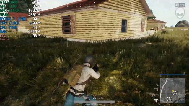 PUBG | Ryzen 7 1700 + GTX 1080 FE | FULL HD | Ultra Settings | FPS TEST смотреть онлайн