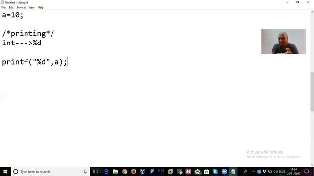8.I/O statements ||Printf()||C language tutorial||Manohar Papasani смотреть онлайн