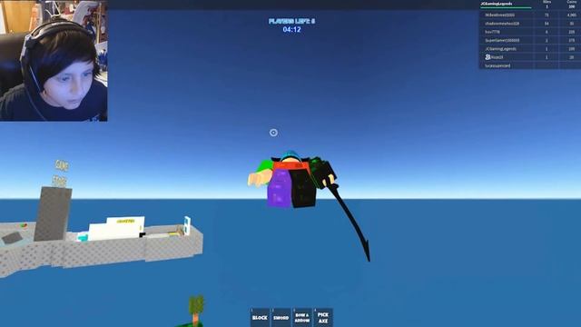 Roblox Skywars Trolling People with Hacks!!! смотреть онлайн