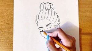 Рисунок Девушки Карандашом | Как Нарисовать Девушку Очень Легко И Красиво