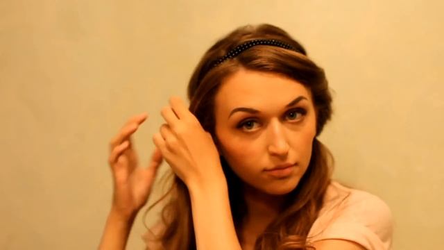 ГРЕЧЕСКАЯ прическа с помощью ободка ஐ Greek hairstyle ஐ AnastasiyaRadet смотреть онлайн