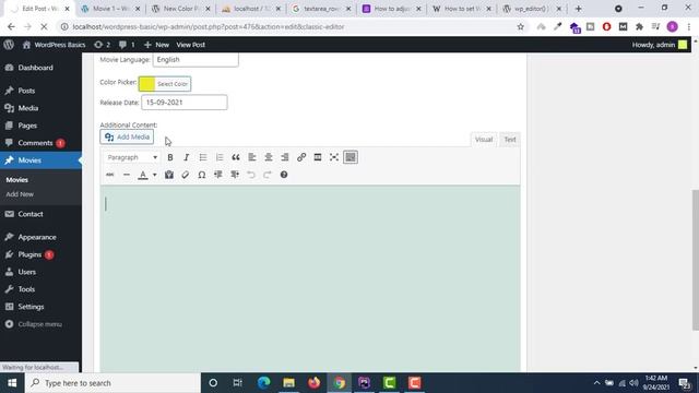 WordPress Meta Box Tutorials For Beginners Part # 6 | Add wysiwyg editor to Meta Box смотреть онлайн