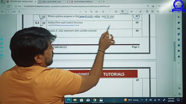 DIPLOMA SEM 1 PYTHON PROGRAMMING IMP MODEL PAPER FOR GTU EXAM || SEM 1 PYTHON IMP FOR GTU #gtuimp смотреть онлайн