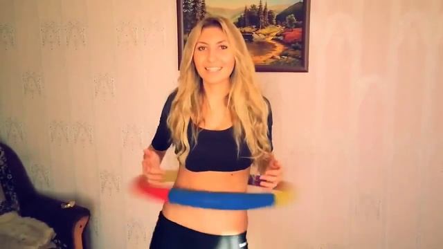 Обруч хула хуп Сделай талию - для плоского животика ❤ смотреть онлайн