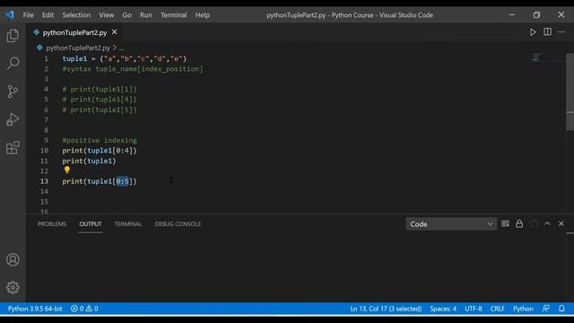 How to access Tuple values and Negative indexing ? in python || Code Myth смотреть онлайн