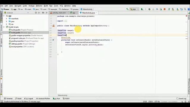 How to load Multiple Images using Picasso library... смотреть онлайн