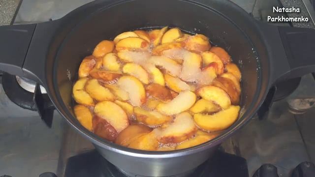 Простой Рецепт Варенье из Персиков на Зиму / Персиковое Варенье Янтарного Цвета Дольками / Peach Ja смотреть онлайн