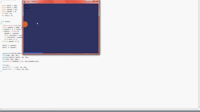 Processing Paddle Game смотреть онлайн