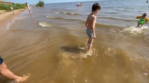 Атабаево ПЛЯЖ, едем из Казани / место слияния рек Кама и Волга/ Купаться около Казани