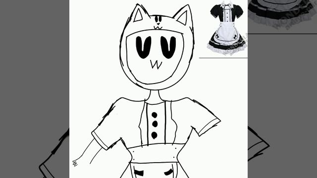 ??рисую Йоши?? [в костюме горничной ] смотреть онлайн