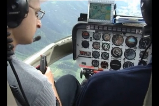 Bell 206 Flight In The Swiss Alps