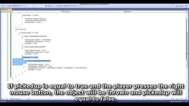 How to Pick Up, Drop, and Throw Objects in Unity (Unity C# Tutorial) смотреть онлайн
