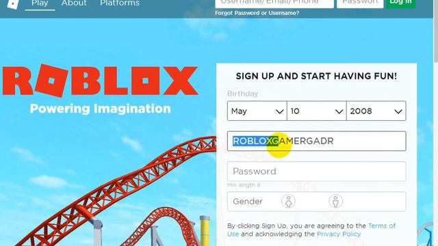 как зарегистрироваться в Roblox смотреть онлайн